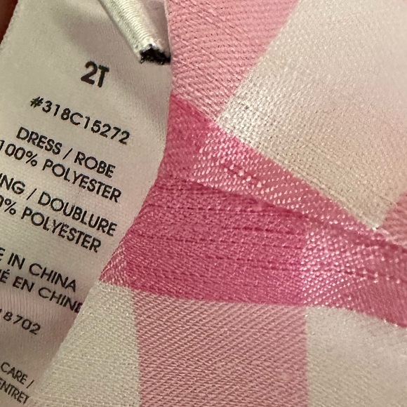 Pink and Green Plaid Dress - Picture 3 of 7